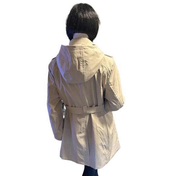 London Fog Hooded Trench Coat, NWOT, Size XXL - Picture 4 of 4